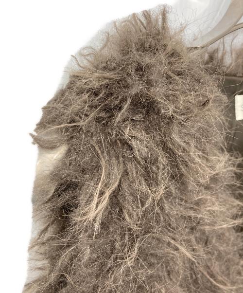 SUM1 STYLE（スミスタイル）SUM1 STYLE (スミスタイル) フェイクファーベスト ブラウン サイズ:Fの古着・服飾アイテム