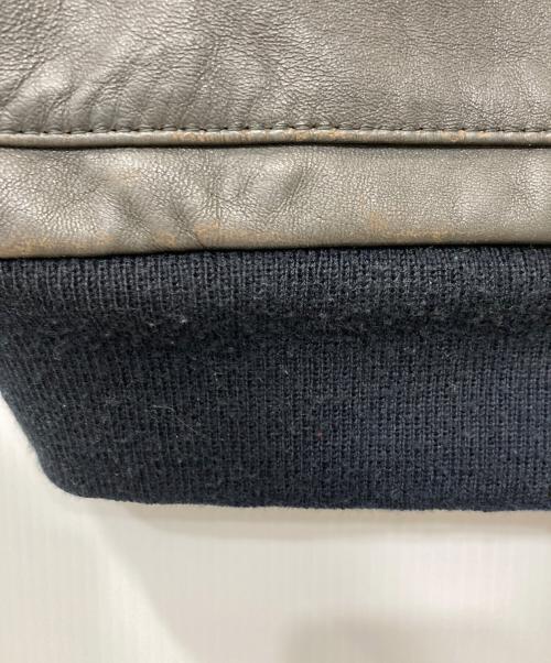 AVIREX（アヴィレックス）AVIREX (アヴィレックス) TYPE A-2 レザージャケット グレー サイズ:Lの古着・服飾アイテム