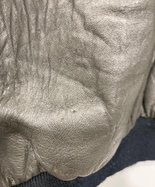 AVIREX（アヴィレックス）AVIREX (アヴィレックス) TYPE A-2 レザージャケット グレー サイズ:Lの古着・服飾アイテム