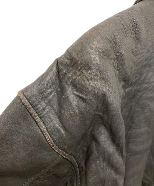 AVIREX（アヴィレックス）AVIREX (アヴィレックス) TYPE A-2 レザージャケット グレー サイズ:Lの古着・服飾アイテム