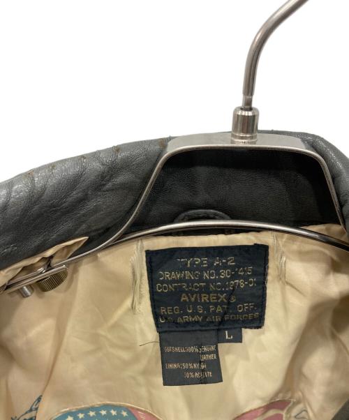 AVIREX（アヴィレックス）AVIREX (アヴィレックス) TYPE A-2 レザージャケット グレー サイズ:Lの古着・服飾アイテム