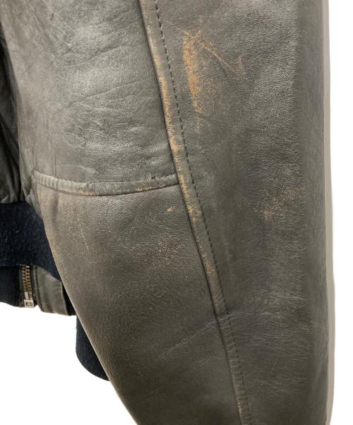 AVIREX（アヴィレックス）AVIREX (アヴィレックス) TYPE A-2 レザージャケット グレー サイズ:Lの古着・服飾アイテム