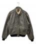 AVIREX（アヴィレックス）の古着「TYPE A-2 レザージャケット」｜グレー