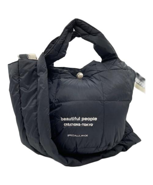 beautiful people（ビューティフルピープル）beautiful people (ビューティフルピープル) TAION (タイオン) 別注 PATTED MINI TOTE SHOULDER BAG/パデッドミニトートショルダーバッグ サイズ:FREEの古着・服飾アイテム