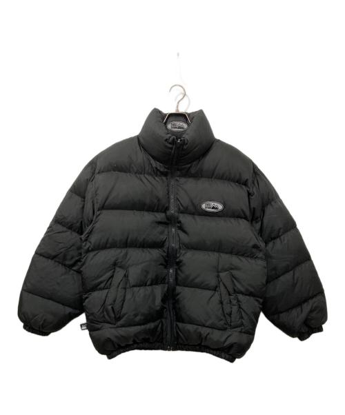 FIRST DOWN（ファーストダウン）FIRST DOWN (ファーストダウン) リバーシブルダウンジャケット ブラック サイズ:Ｍの古着・服飾アイテム