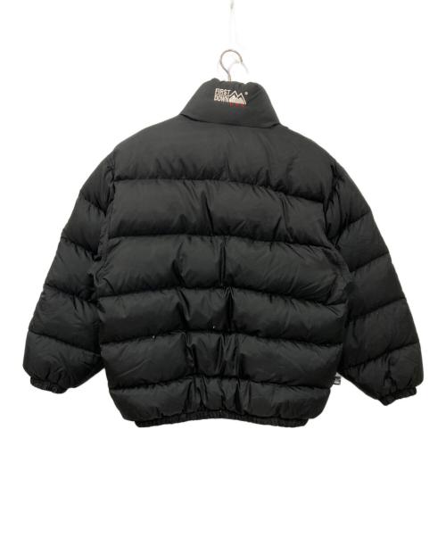 FIRST DOWN（ファーストダウン）FIRST DOWN (ファーストダウン) リバーシブルダウンジャケット ブラック サイズ:Ｍの古着・服飾アイテム