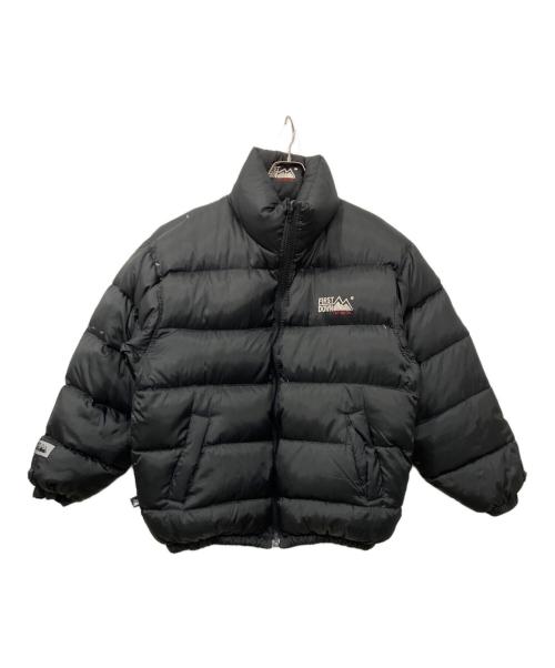 FIRST DOWN（ファーストダウン）FIRST DOWN (ファーストダウン) リバーシブルダウンジャケット ブラック サイズ:Ｍの古着・服飾アイテム