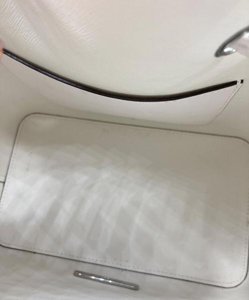 MICHAEL KORS（マイケル・コース）MICHAEL KORS (マイケル・コース) 2WAYバケットバッグ ホワイトの古着・服飾アイテム