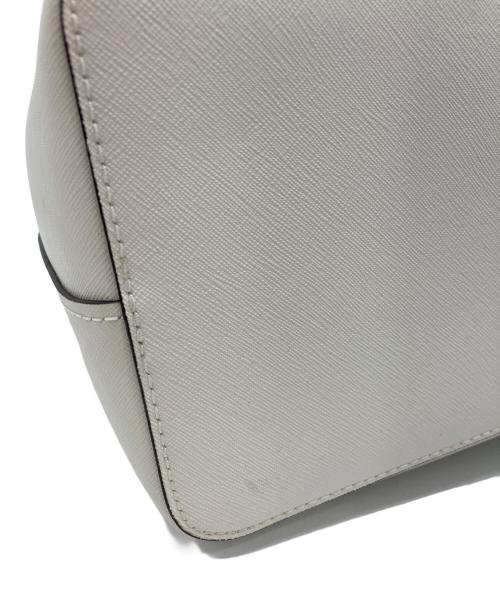 MICHAEL KORS（マイケル・コース）MICHAEL KORS (マイケル・コース) 2WAYバケットバッグ ホワイトの古着・服飾アイテム