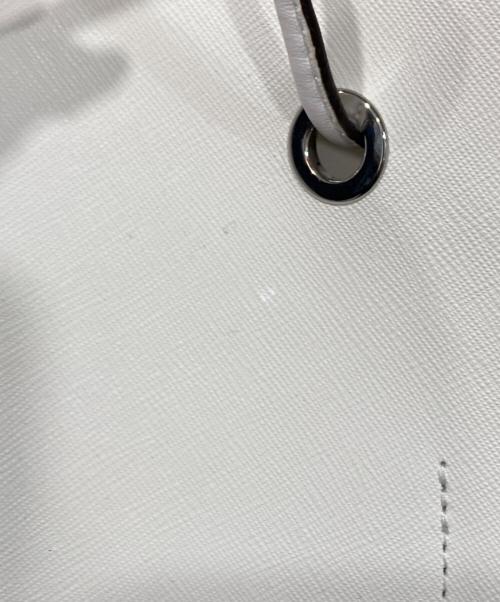 MICHAEL KORS（マイケル・コース）MICHAEL KORS (マイケル・コース) 2WAYバケットバッグ ホワイトの古着・服飾アイテム