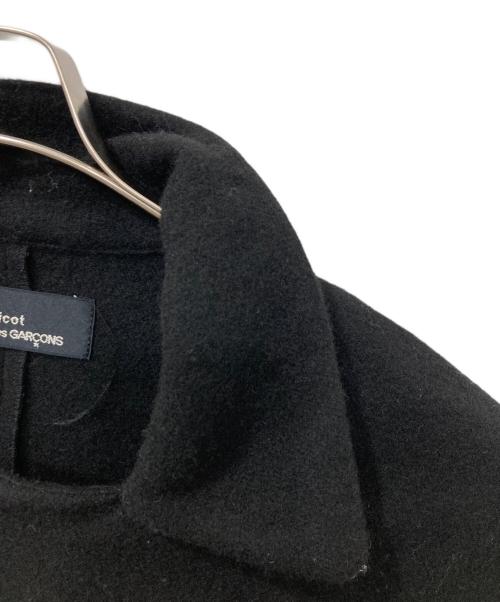 tricot COMME des GARCONS（トリココムデギャルソン）tricot COMME des GARCONS (トリココムデギャルソン) ジップポンチョコート ブラック サイズ:FREEの古着・服飾アイテム