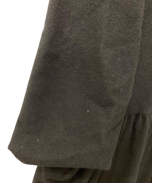 tricot COMME des GARCONS（トリココムデギャルソン）tricot COMME des GARCONS (トリココムデギャルソン) ジップポンチョコート ブラック サイズ:FREEの古着・服飾アイテム