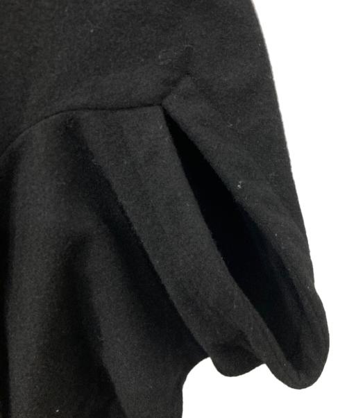 tricot COMME des GARCONS（トリココムデギャルソン）tricot COMME des GARCONS (トリココムデギャルソン) ジップポンチョコート ブラック サイズ:FREEの古着・服飾アイテム