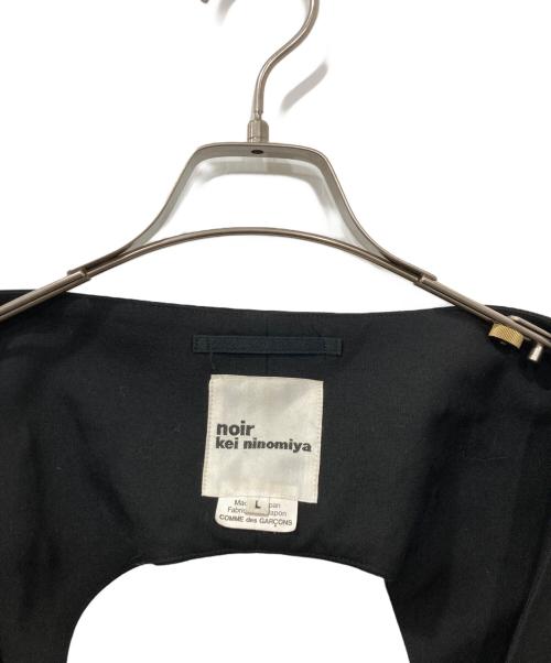 noir kei ninomiya（ノワール ケイ ニノミヤ）noir kei ninomiya (ノワール ケイ ニノミヤ) バックオープンジャケット ブラック サイズ:Lの古着・服飾アイテム