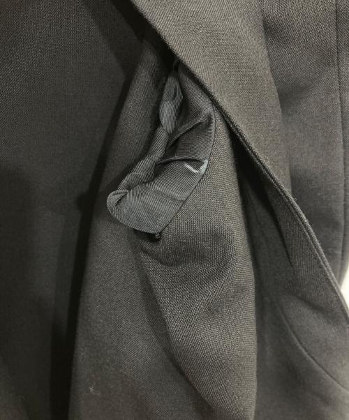 noir kei ninomiya（ノワール ケイ ニノミヤ）noir kei ninomiya (ノワール ケイ ニノミヤ) バックオープンジャケット ブラック サイズ:Lの古着・服飾アイテム