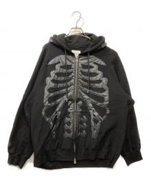 TAKAHIROMIYASHITA TheSoloIst.（タカヒロミヤシタ ザソロイスト）の古着「full zip hoodie./フルジップフーディ」｜ブラック