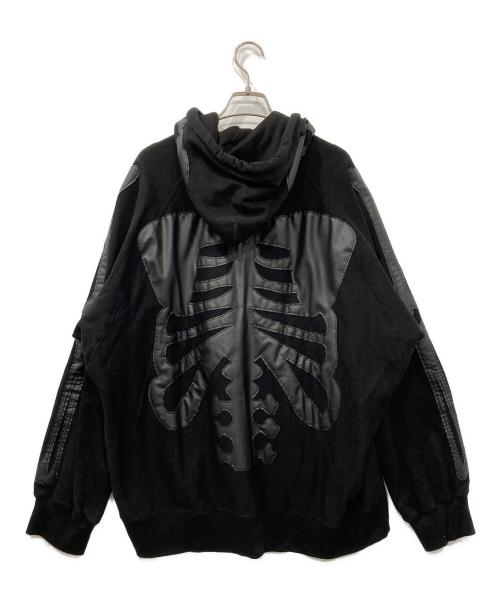 TAKAHIROMIYASHITA TheSoloIst.（タカヒロミヤシタ ザソロイスト）TAKAHIROMIYASHITA TheSoloIst. (タカヒロミヤシタ ザソロイスト) full zip hoodie./フルジップフーディ ブラック サイズ:44の古着・服飾アイテム