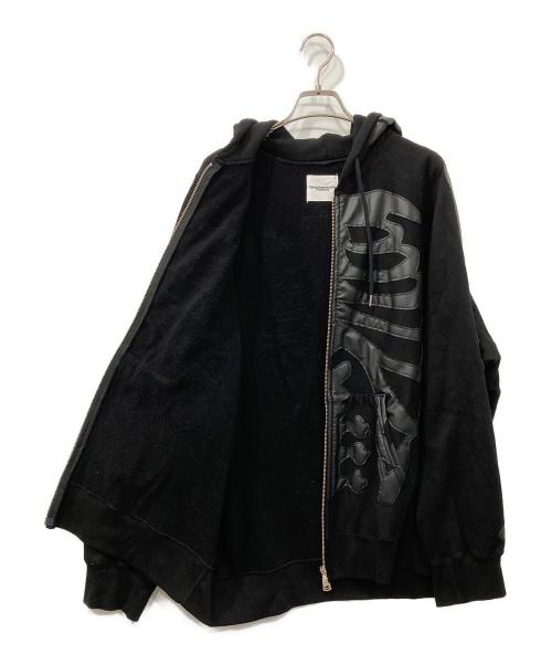 TAKAHIROMIYASHITA TheSoloIst.（タカヒロミヤシタ ザソロイスト）TAKAHIROMIYASHITA TheSoloIst. (タカヒロミヤシタ ザソロイスト) full zip hoodie./フルジップフーディ ブラック サイズ:44の古着・服飾アイテム