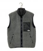 THE NORTH FACEザ ノース フェイス）の古着「リバーシブルエクストリームパイルベスト/RVSBL EXRM PILEVST 」｜グレー×ブラック