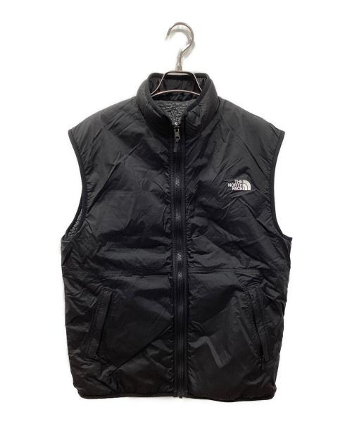 THE NORTH FACE（ザ ノース フェイス）THE NORTH FACE (ザ ノース フェイス) リバーシブルエクストリームパイルベスト/RVSBL EXRM PILEVST  グレー×ブラック サイズ:Mの古着・服飾アイテム