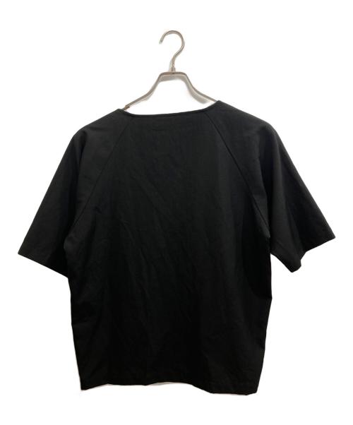N.HOOLYWOOD（エヌ ハリウッド）N.HOOLYWOOD (エヌ ハリウッド) 半袖カットソー ブラック サイズ:38の古着・服飾アイテム