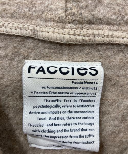 FACCIES（ファッチーズ）FACCIES (ファッチーズ) ウール パーカー ベージュ サイズ:2の古着・服飾アイテム