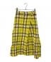 O'NEIL OF DUBLIN（オニールオブダブリン）の古着「リネンチェックスカート」｜イエロー