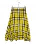 O'NEIL OF DUBLIN (オニールオブダブリン) リネンチェックスカート イエロー サイズ:US8：6000円