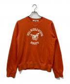 COMME des GARCONS JUNYA WATANABE MANコム デ ギャルソン ジュンヤ ワタナベ マン）の古着「プリントスウェット」｜オレンジ