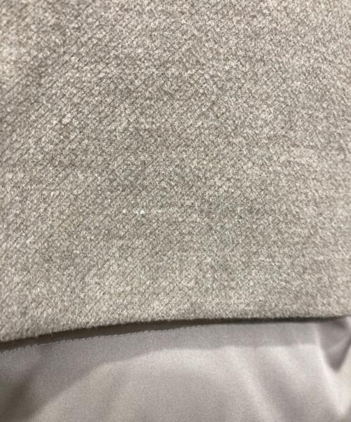 DUNO（デュノ）DUNO (デュノ) ウール切替ダウンコート/BALLON X ベージュ サイズ:44の古着・服飾アイテム