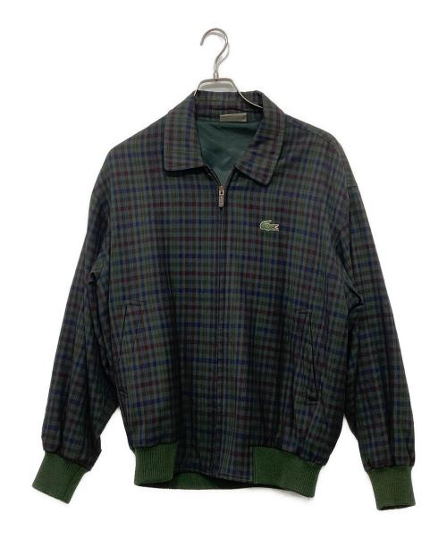 CHEMISE LACOSTE（シュミーズ ラコステ）CHEMISE LACOSTE (シュミーズ ラコステ) スイングトップ オリーブ サイズ:不明の古着・服飾アイテム