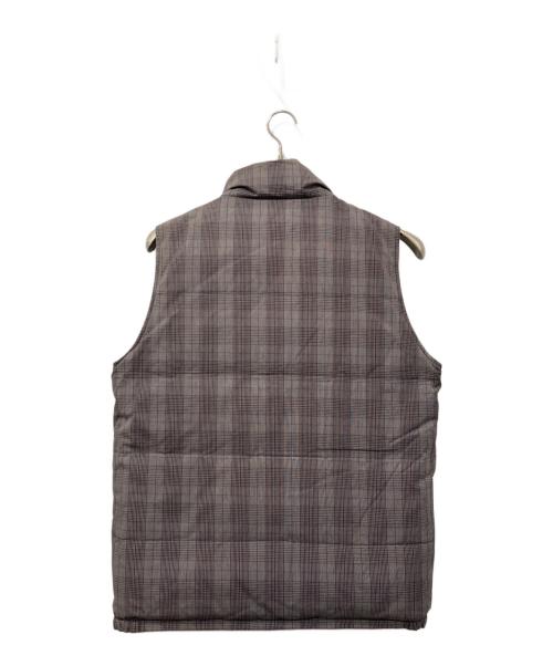 stussy（ステューシー）stussy (ステューシー) リバーシブルダウンベスト パープル×グレー サイズ:XLの古着・服飾アイテム