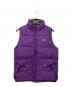 stussy（ステューシー）の古着「リバーシブルダウンベスト」｜パープル×グレー