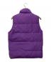 stussy (ステューシー) リバーシブルダウンベスト パープル×グレー サイズ:XL：8000円