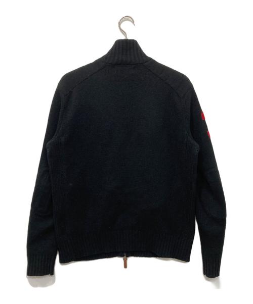 POLO RALPH LAUREN（ポロ・ラルフローレン）POLO RALPH LAUREN (ポロ・ラルフローレン) ビッグポニードライバーズニット ブラック サイズ:Mの古着・服飾アイテム