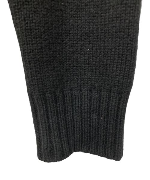 POLO RALPH LAUREN（ポロ・ラルフローレン）POLO RALPH LAUREN (ポロ・ラルフローレン) ビッグポニードライバーズニット ブラック サイズ:Mの古着・服飾アイテム