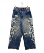 Jaded Londonジェイデッドロンドン）の古着「デニムパンツ/Blade XL Colossus ジーンズ」｜インディゴ