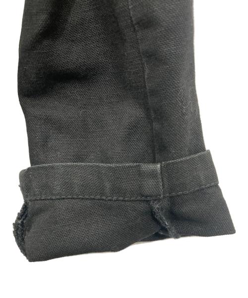 RUDE GALLERY（ルードギャラリー）RUDE GALLERY (ルードギャラリー) コットンリネン ダブル ライダースジャケット ブラック サイズ:Mの古着・服飾アイテム