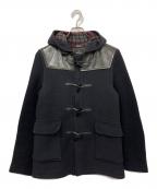 GLOVER ALL×COMME des GARCONS JUNYA WATANABE MANグローバーオール×コムデギャルソンジュンヤワタナベマン）の古着「ダッフルコート」｜ブラック