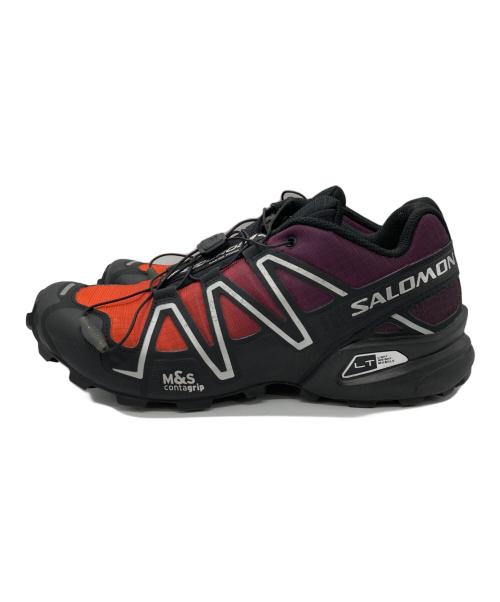 SALOMON（サロモン）SALOMON (サロモン) SPEEDCROSS 3 Black / Plum Perfect / Ftw Silver サイズ:26cm/US8/UK7.5/EUR41.5の古着・服飾アイテム