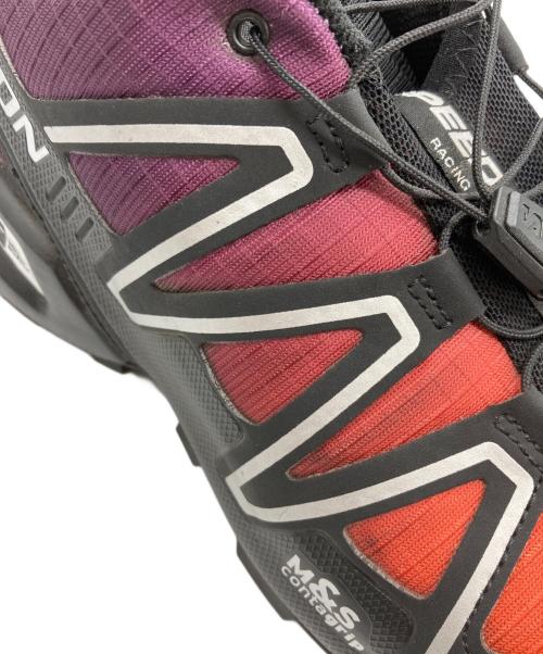 SALOMON（サロモン）SALOMON (サロモン) SPEEDCROSS 3 Black / Plum Perfect / Ftw Silver サイズ:26cm/US8/UK7.5/EUR41.5の古着・服飾アイテム