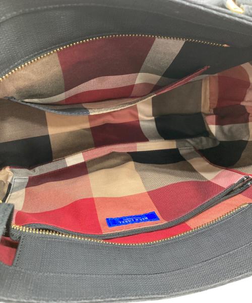 BLUE LABEL CRESTBRIDGE（ブルーレーベルクレストブリッジ）BLUE LABEL CRESTBRIDGE (ブルーレーベルクレストブリッジ) レザートートバッグ ブラック サイズ:-の古着・服飾アイテム