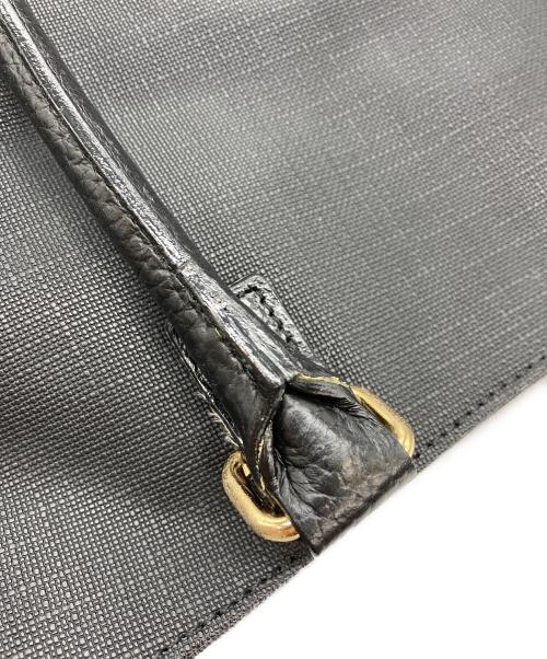 BLUE LABEL CRESTBRIDGE（ブルーレーベルクレストブリッジ）BLUE LABEL CRESTBRIDGE (ブルーレーベルクレストブリッジ) レザートートバッグ ブラック サイズ:-の古着・服飾アイテム