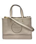 COACHコーチ）の古着「デンプシー キャリーオール ウィズ パッチ」｜アイボリー