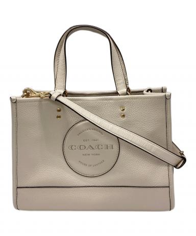 COACHコーチ　デンプシーキャリーオールレザー ハンドバッグほぼ未使用 中古・古着通販】COACH (コーチ) デンプシー キャリーオール ウィズ