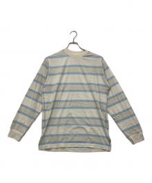 STUSSY AUTHENTIC GEAR（ステューシーオーセンティックギア）の古着「ボーダーカットソー」｜グレー