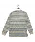 STUSSY AUTHENTIC GEAR (ステューシーオーセンティックギア) ボーダーカットソー グレー サイズ:MEDIUM 未使用品：6000円