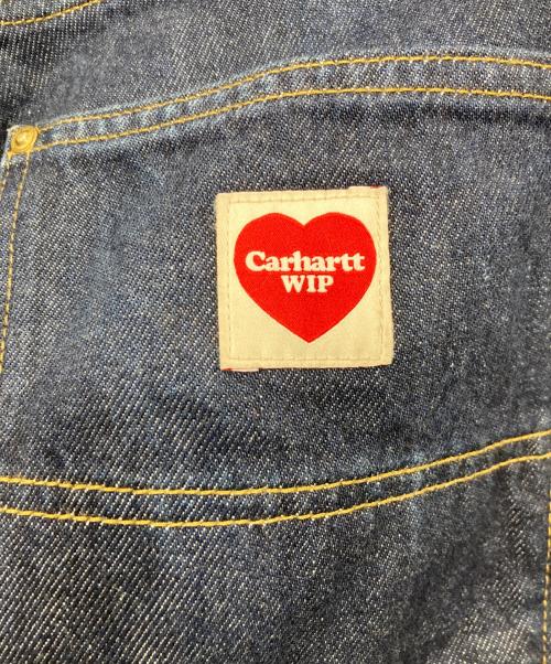 Carhartt WIP（カーハート ワークインプログレス）CARHARTT WIP (カーハート ワークインプログレス) ダブルニーデニムパンツ インディゴ サイズ:Sの古着・服飾アイテム