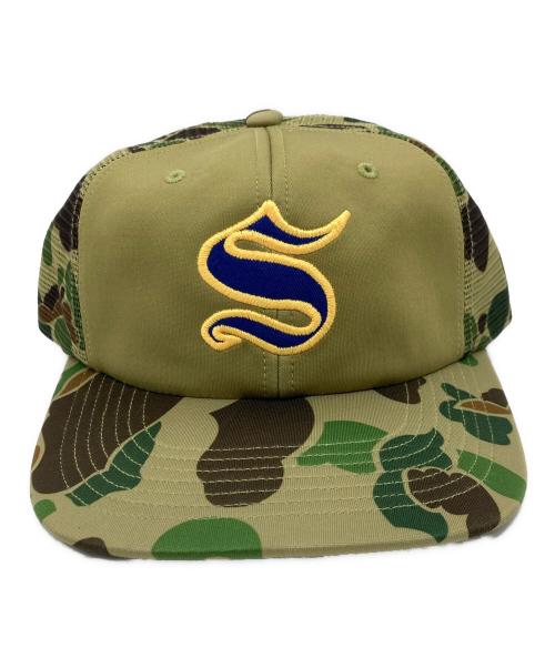 SUPREME（シュプリーム）Supreme (シュプリーム) Contrast S Mesh Back 6-Panel グリーンの古着・服飾アイテム