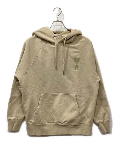 AMI PARIS（アミ パリス）AMI PARIS (アミ パリス) ハートロゴパーカー ベージュ サイズ:Mの古着・服飾アイテム